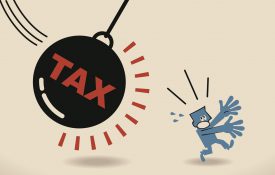 商人用信息税逃离巨大的钟摆