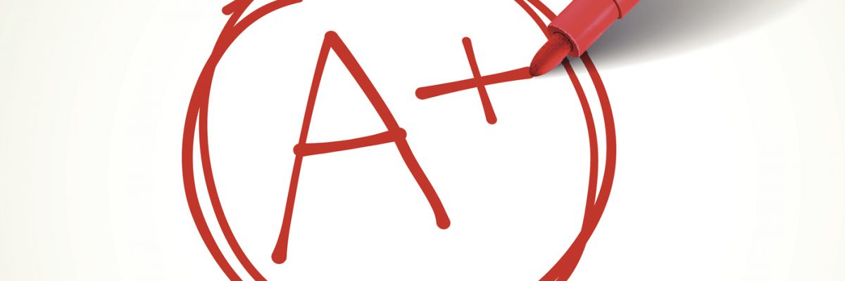 近距离观察加用红笔在纸上