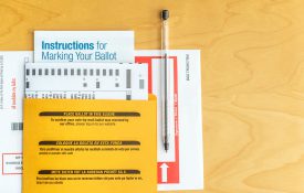 投票选票准备发送