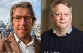 两张照片,贾斯汀•克鲁格和其他之一大卫·邓宁